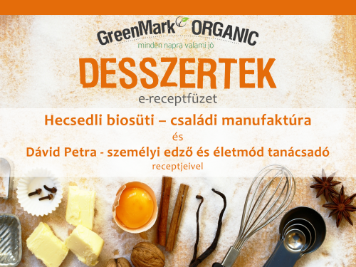 GreenMark Receptfüzet - Desszertek